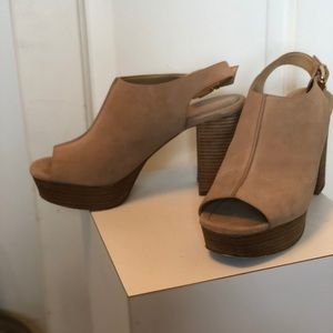 Micheal Kors suede sandals